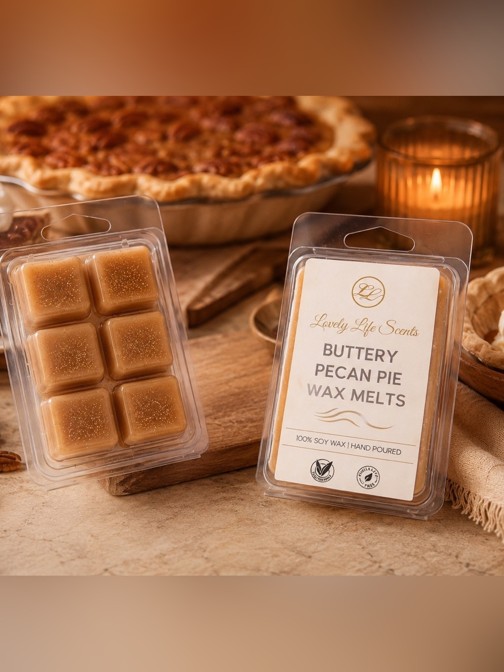 Hand Crafted Premium Soy Fall Scented Wax Melts from Lovely Life Scents - Picture 2 of 4